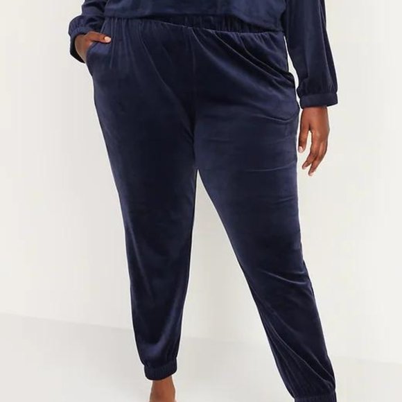 Old Navy Pants - Old Navy High-Waisted Luxe Velvet Jogger Sweatpants for Women New